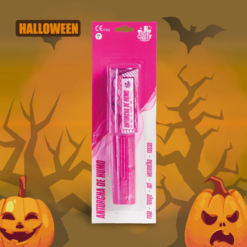 ANTORCHA DE HUMO ROSA