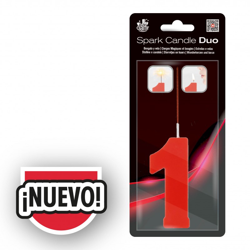 Spark Candle DUO Nº1 RED
