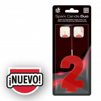 Spark Candle DUO Nº2 RED