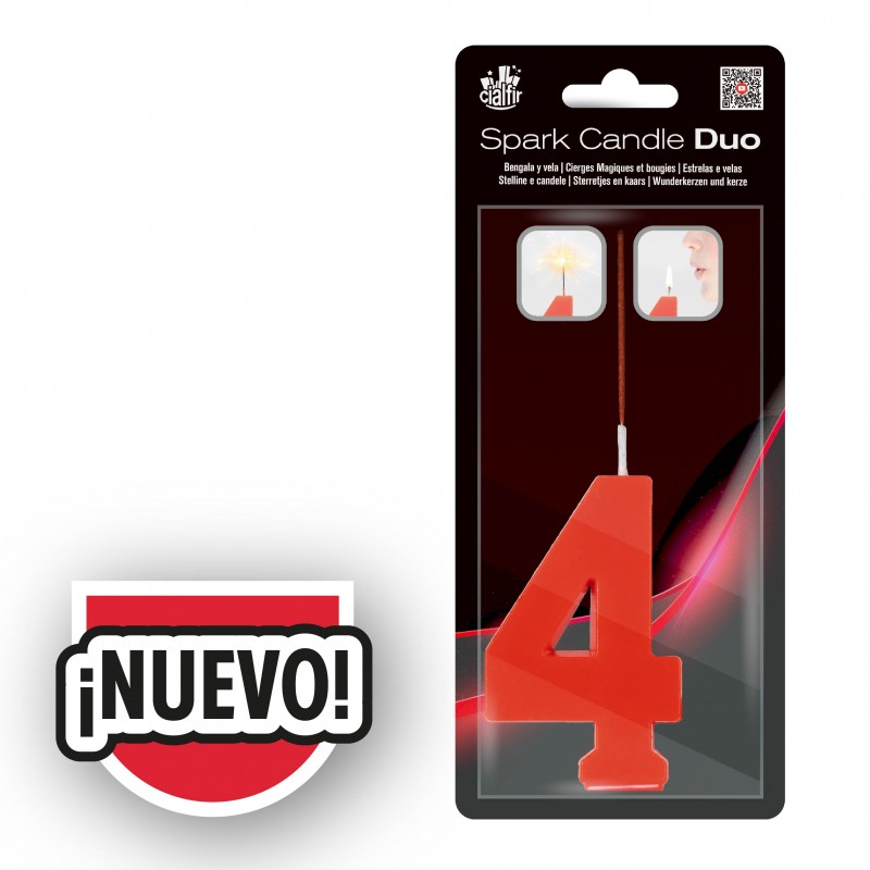 Spark Candle DUO Nº4 RED