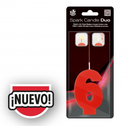 Spark Candle DUO Nº6 RED