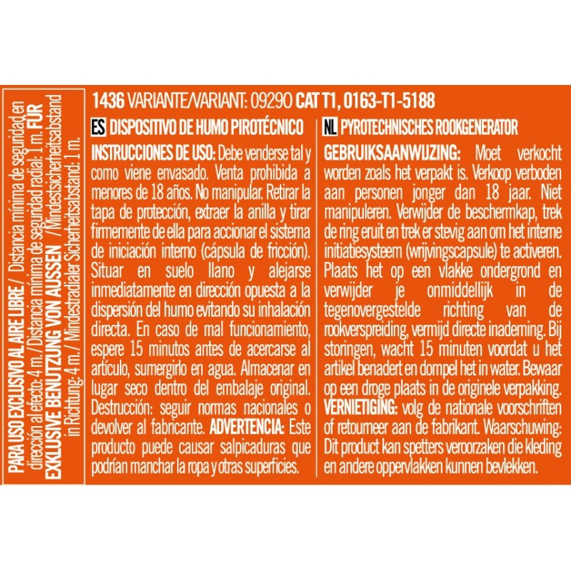 HUMO TÉCNICO NARANJA