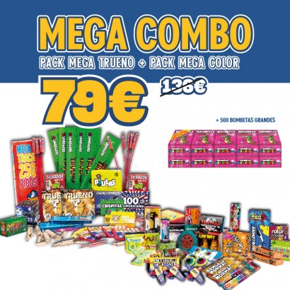MEGA COMBO + 10 BOMBETAS...
